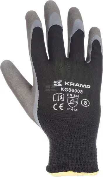 Kramp Winter guanti da lavoro invernali in lattice taglia 10