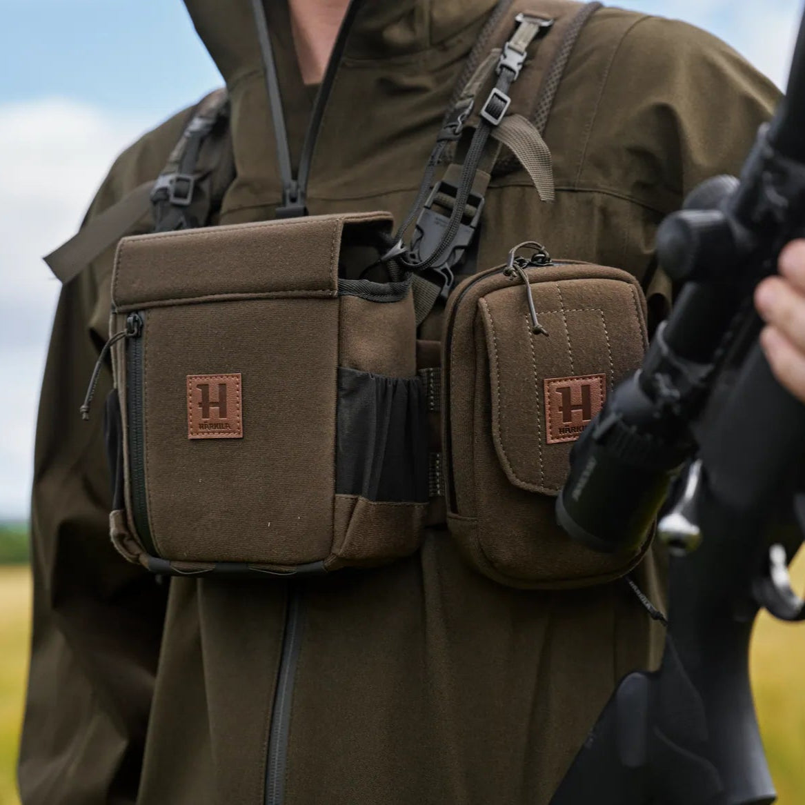 Härkila Utility Pouch tasca caccia Dark Willow Green