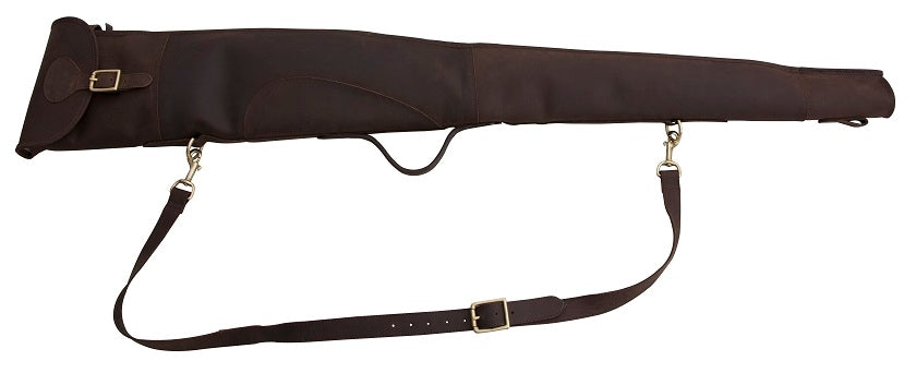 Canard fodero fucile pelle marrone 126 cm