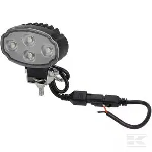 Faro da lavoro LED ovale 20W 3000 lumen bianco 12V 24V