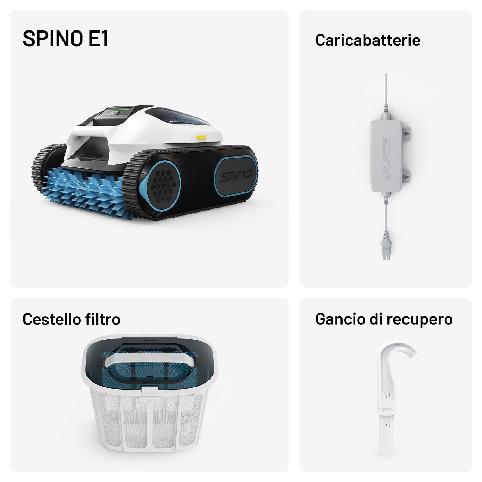 Mammotion Spino E1 Robot Piscina 150 m² 210 min
