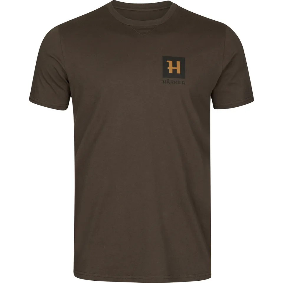 Härkila Gorm t-shirt cotone shadow brown morbida