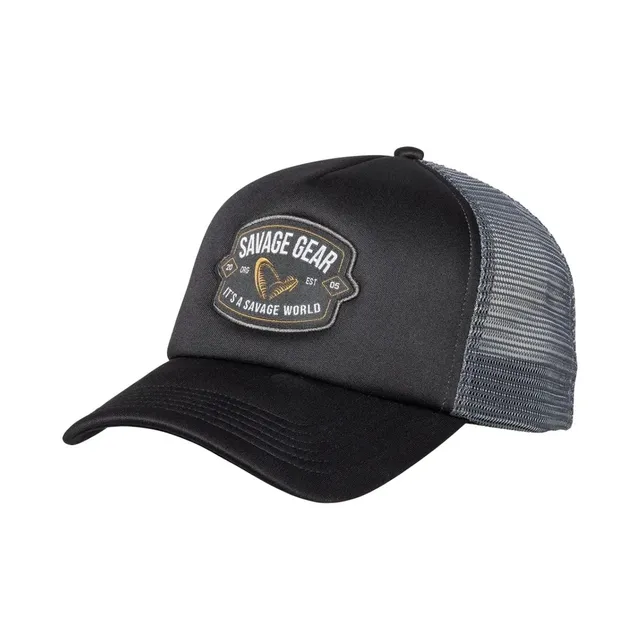 Savage Gear Badge cappello trucker nero