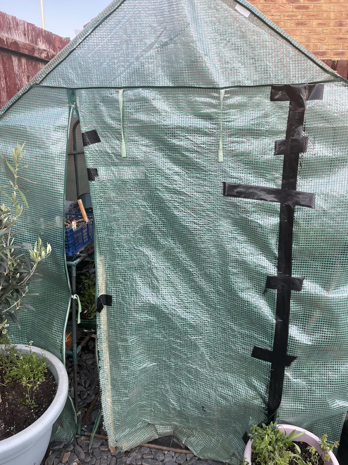 VonHaus Serra Compatta 193x143 cm 8 Ripiani PVC da Giardino