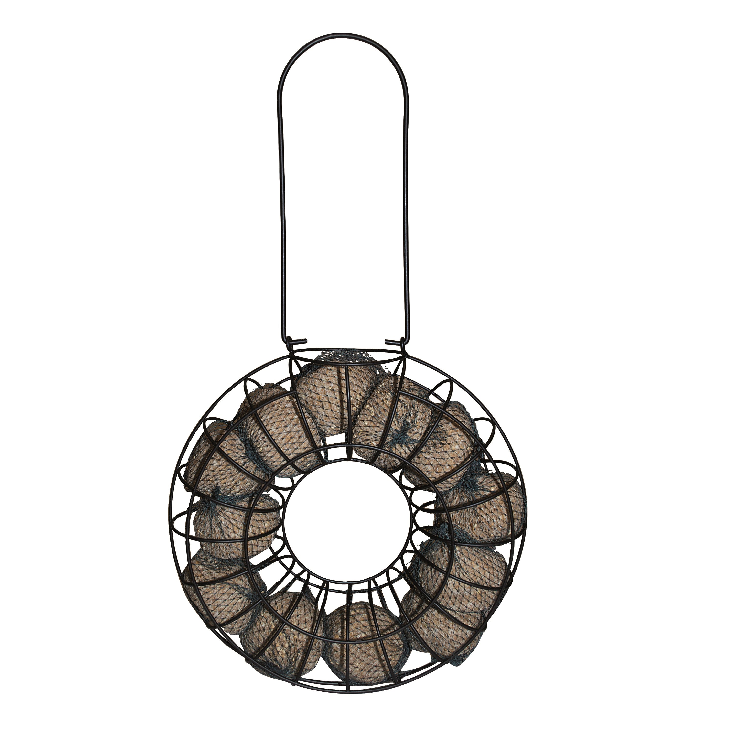 Ryom RES-3505 mangiatoia uccelli metallo nero