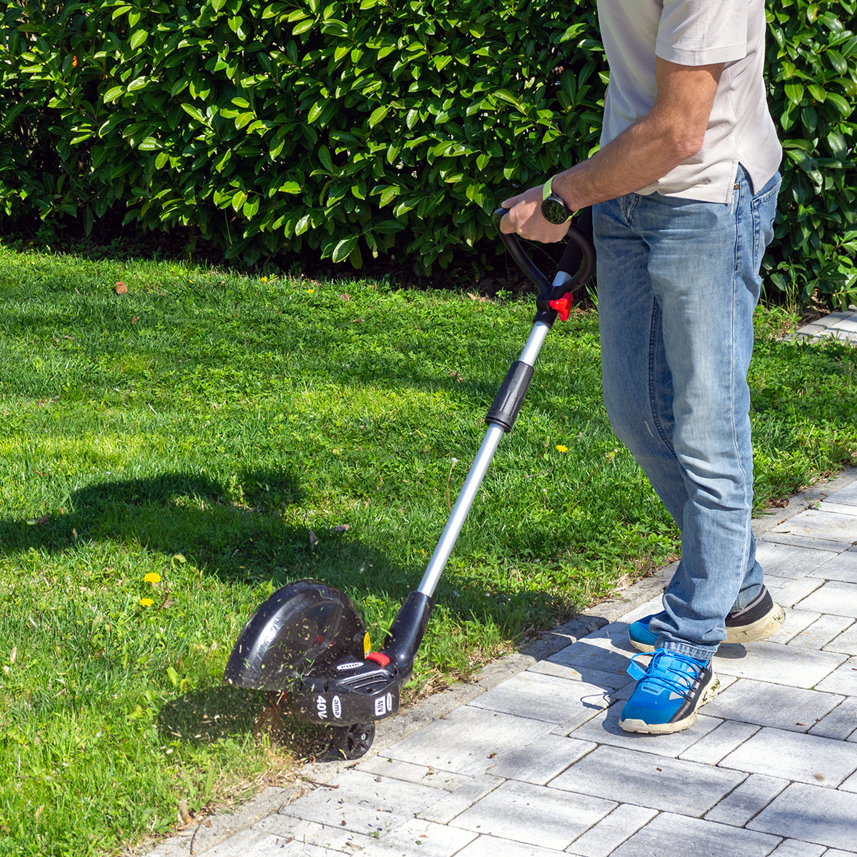 FreeMow tagliasiepi a batteria da giardino