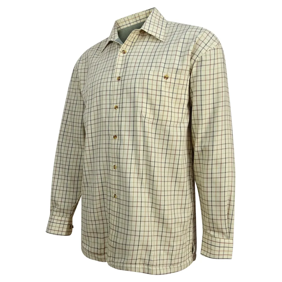 Birch Micro-Fleece camicia Olive Tan in pile