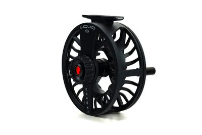 Lamson Liquid S HD #7 mulinello da mosca nero opaco