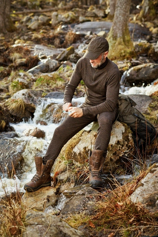 Härkila All Season maglia termica zip merino