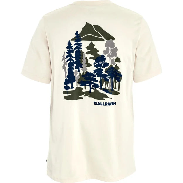 Fjällräven Swedish Forest t-shirt M bianca cotone