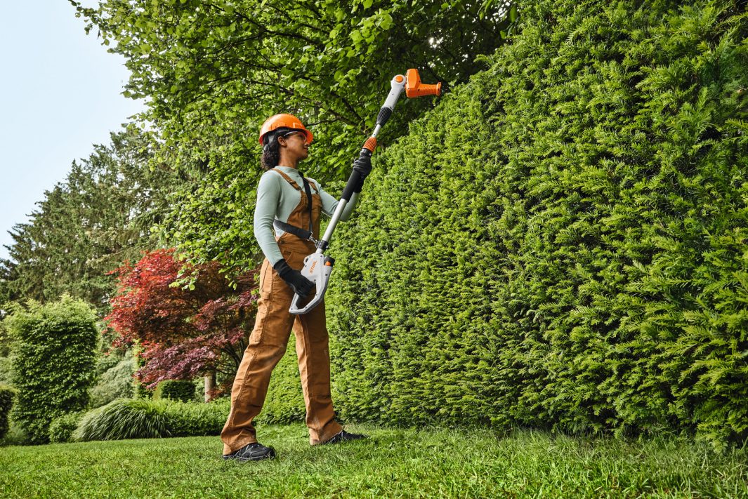 STIHL HLA 40 tagliasiepi telescopico set AS 2 45 cm
