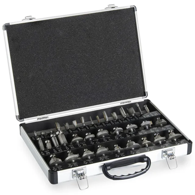 Vonhaus Set 35 Frese Legno Gambo 6,35 mm