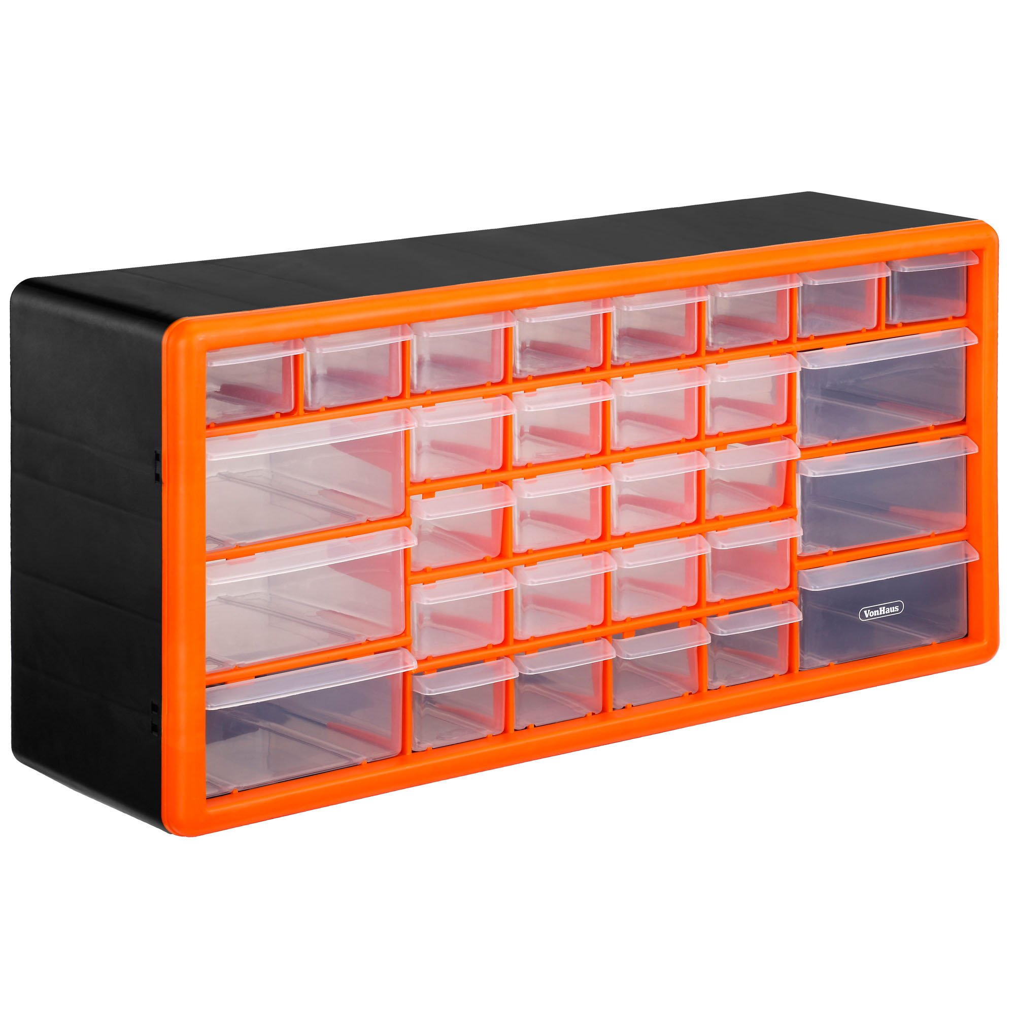 VonHaus Organizer 30 Cassettini Viti 50,5x16x25,6 cm Plastica
