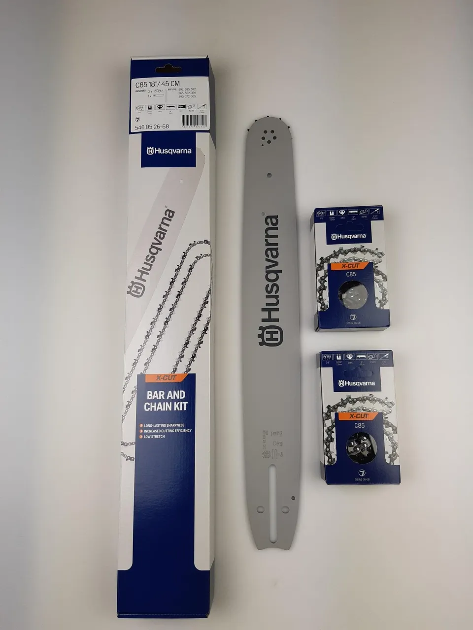 Husqvarna X-Cut C85 Kit Barra e Catena 18" 3/8"