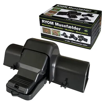 Ryom Powersafe trappola topi 4 pezzi senza veleno