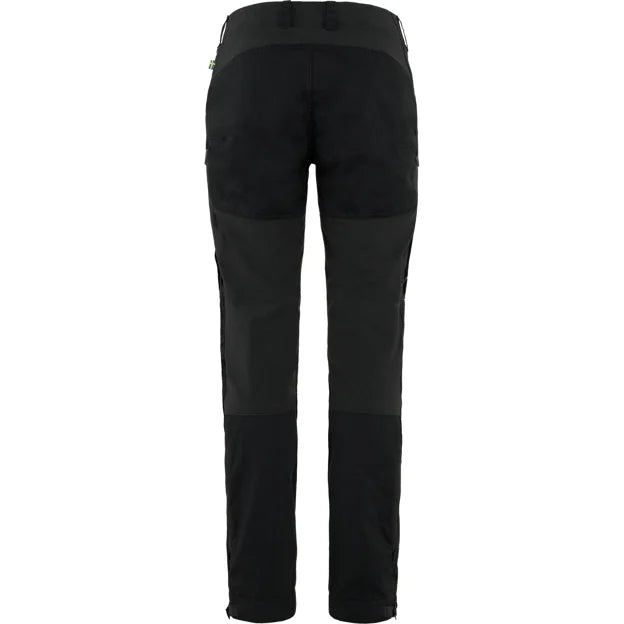 Fjällräven Keb Trousers Curved W pantaloni donna neri