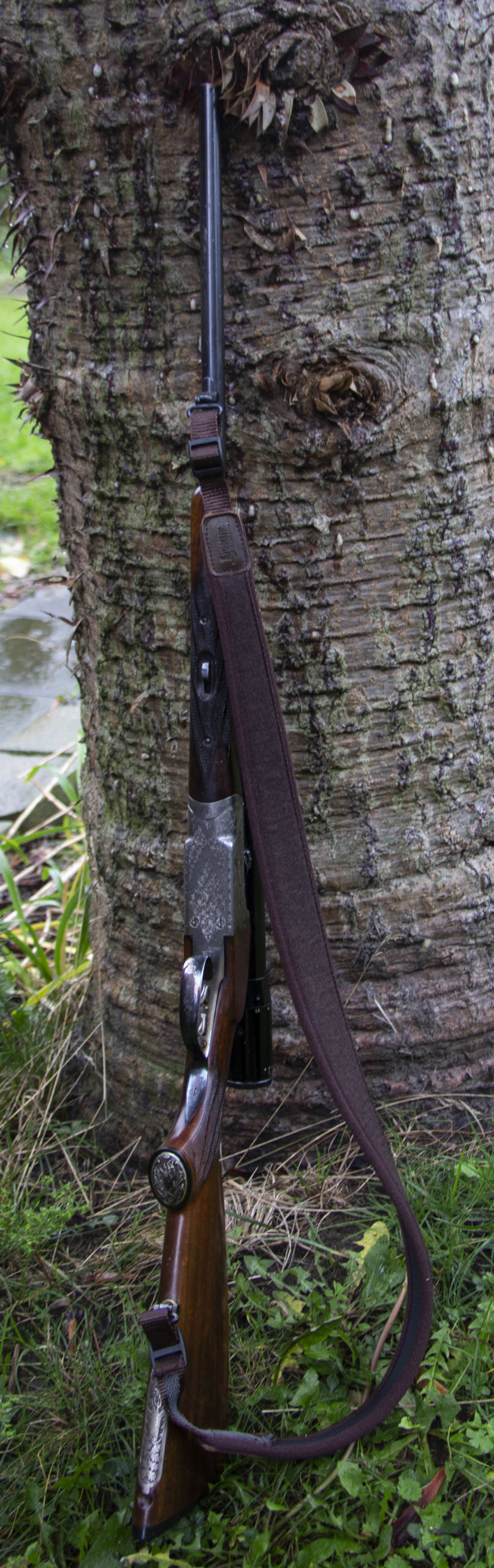 Loden Classic cinghia fucile cuoio gomma antiscivolo