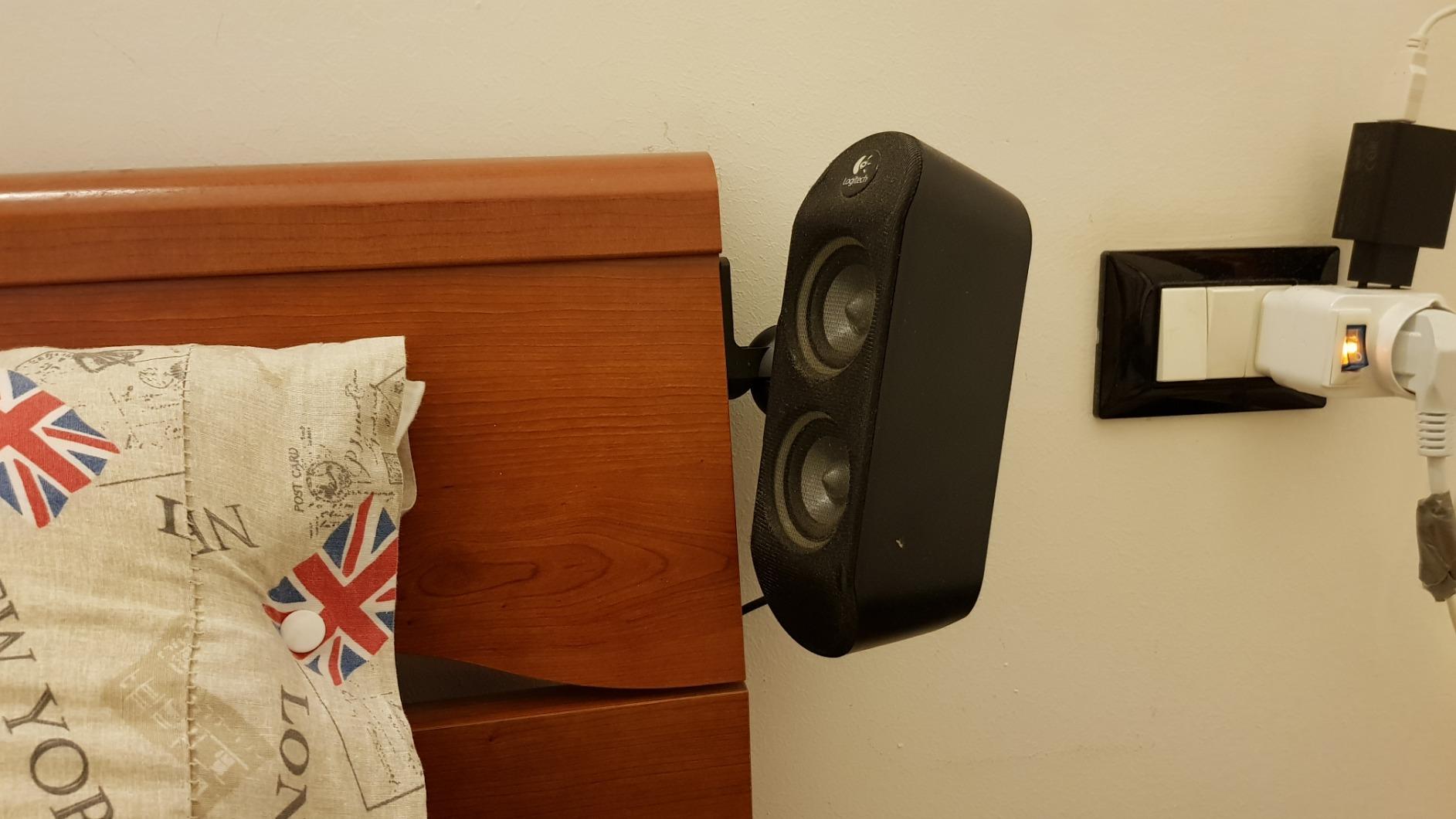 VonHaus Supporti Altoparlanti a Parete 2 Pezzi Orientabili