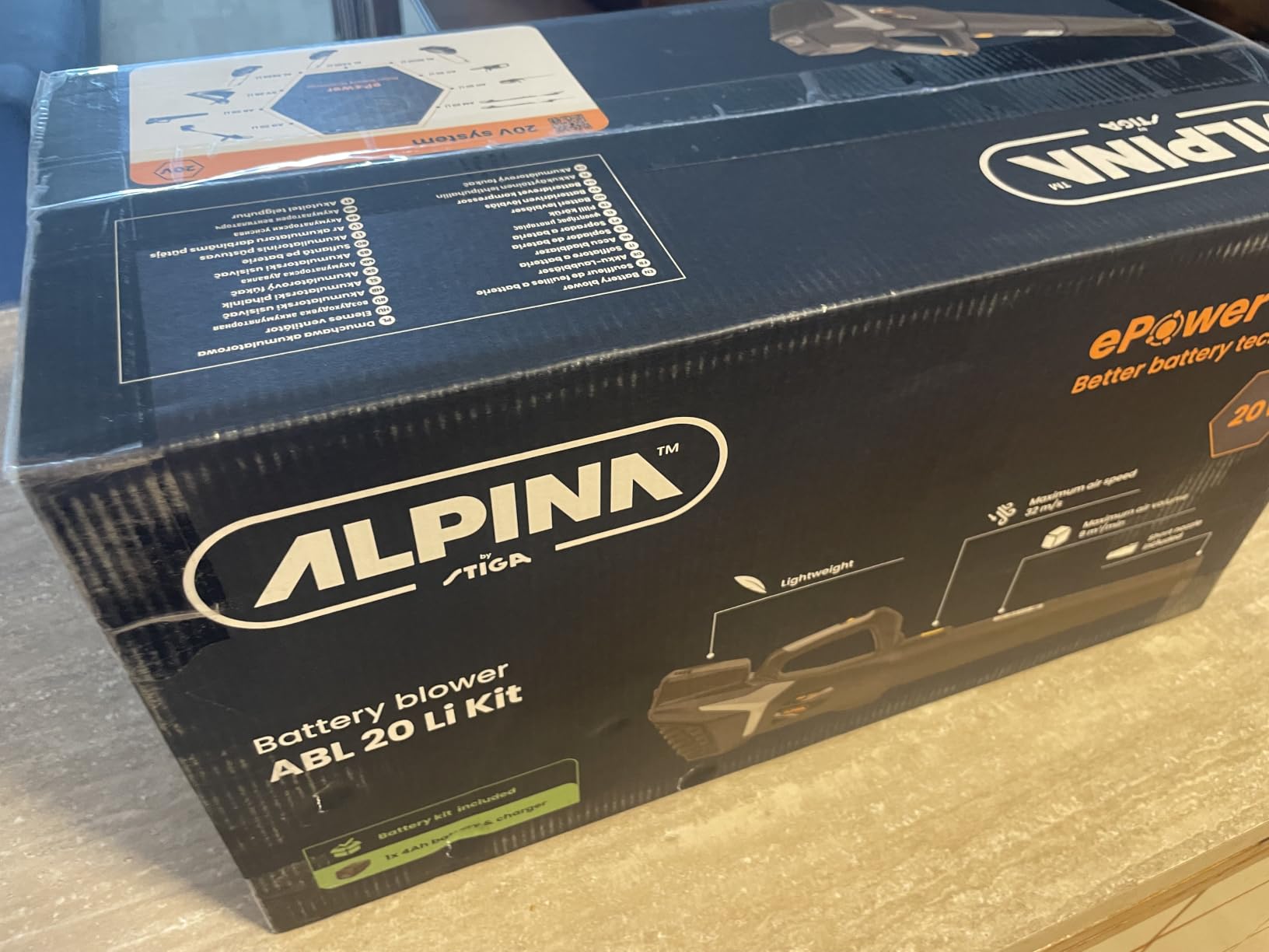 Alpina ABL 20 Li Soffiatore a Batteria 20V