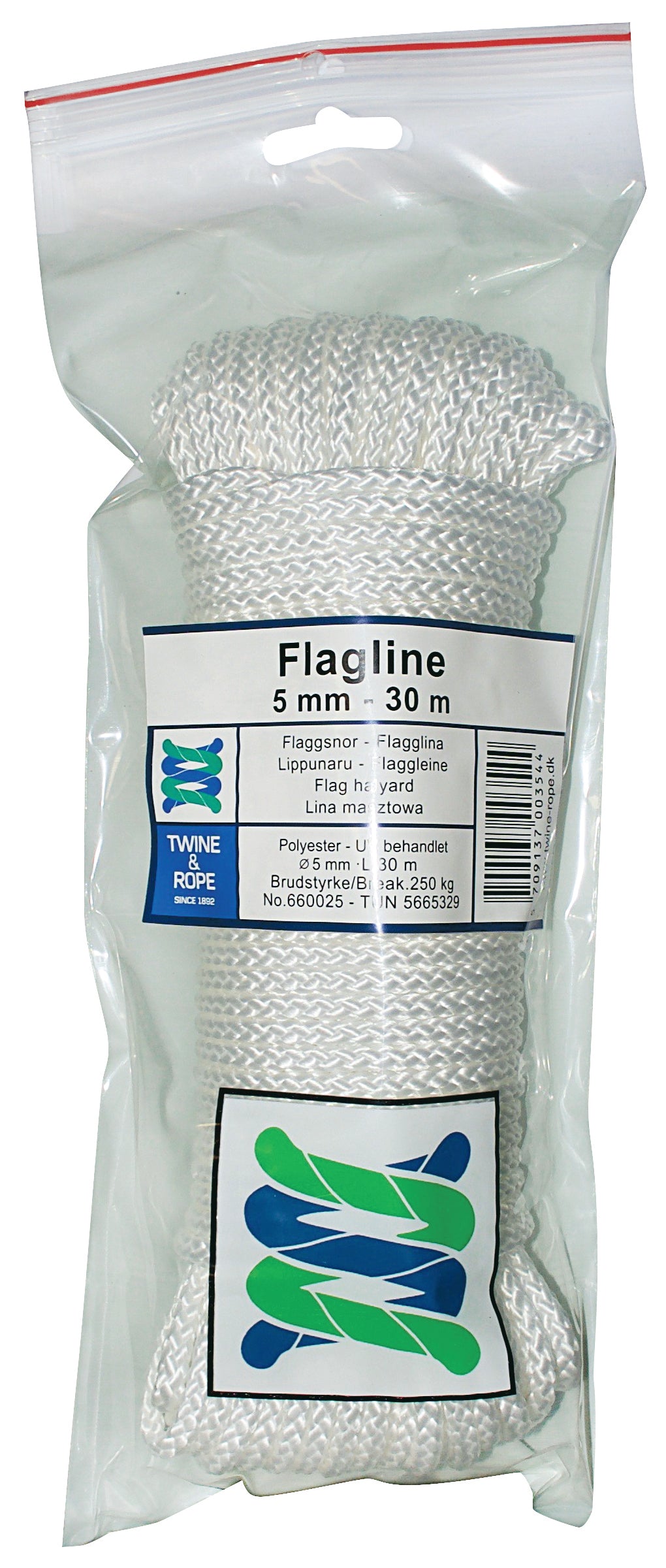 Polyflex Flagline corda bandiera 5 mm 30 m