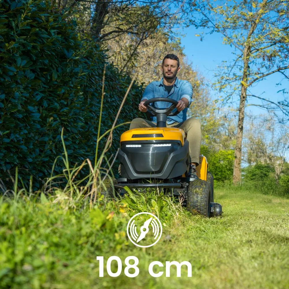STIGA Tornado 5108e trattorino batteria scarico laterale