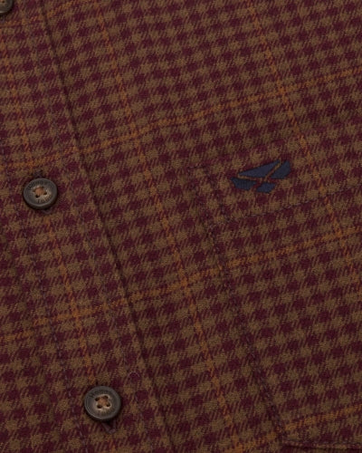 Hoggs of Fife Harris camicia caccia uomo L cotone lana