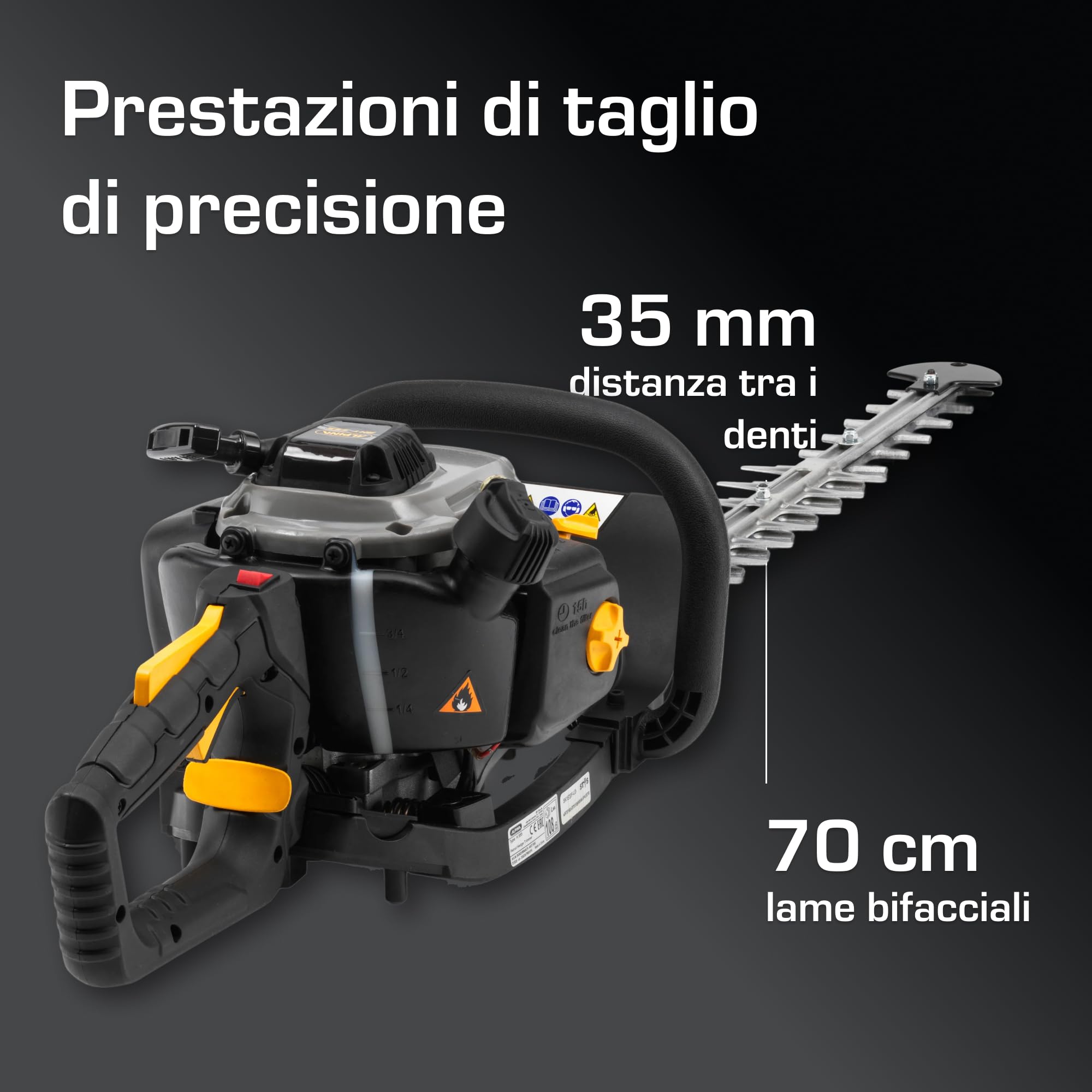Alpina AHT 555 Tagliasiepi a Scoppio 70 cm 35 mm