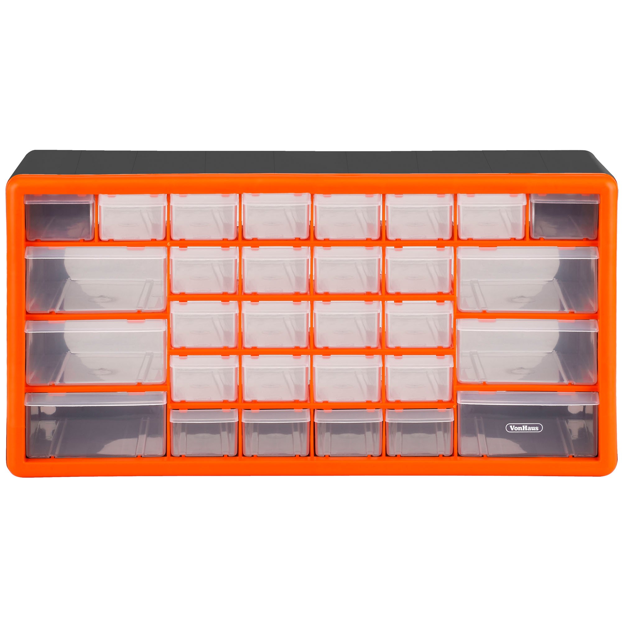 VonHaus Organizer 30 Cassettini Viti 50,5x16x25,6 cm Plastica