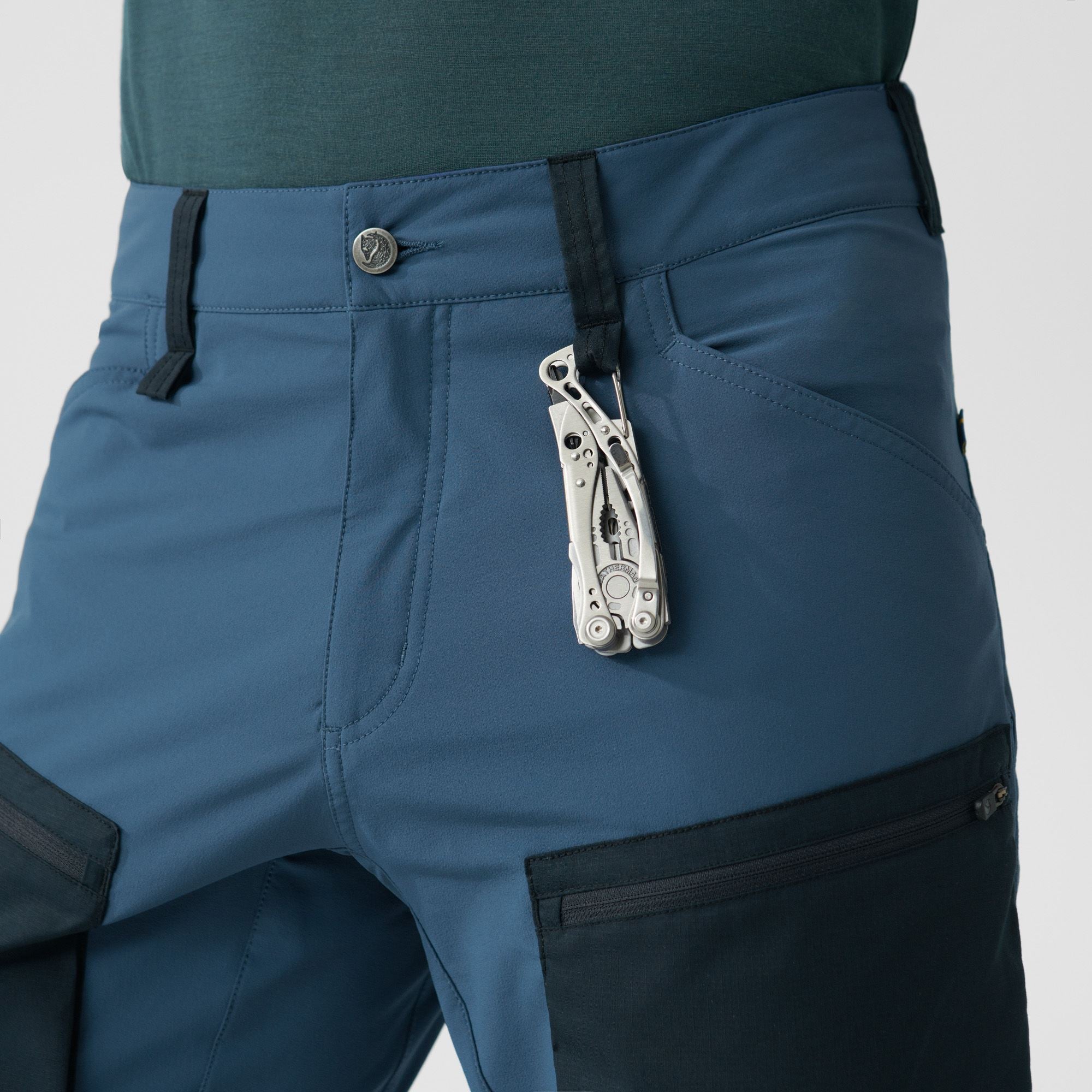 Fjällräven Keb Agile M pantaloni trekking neri stretch