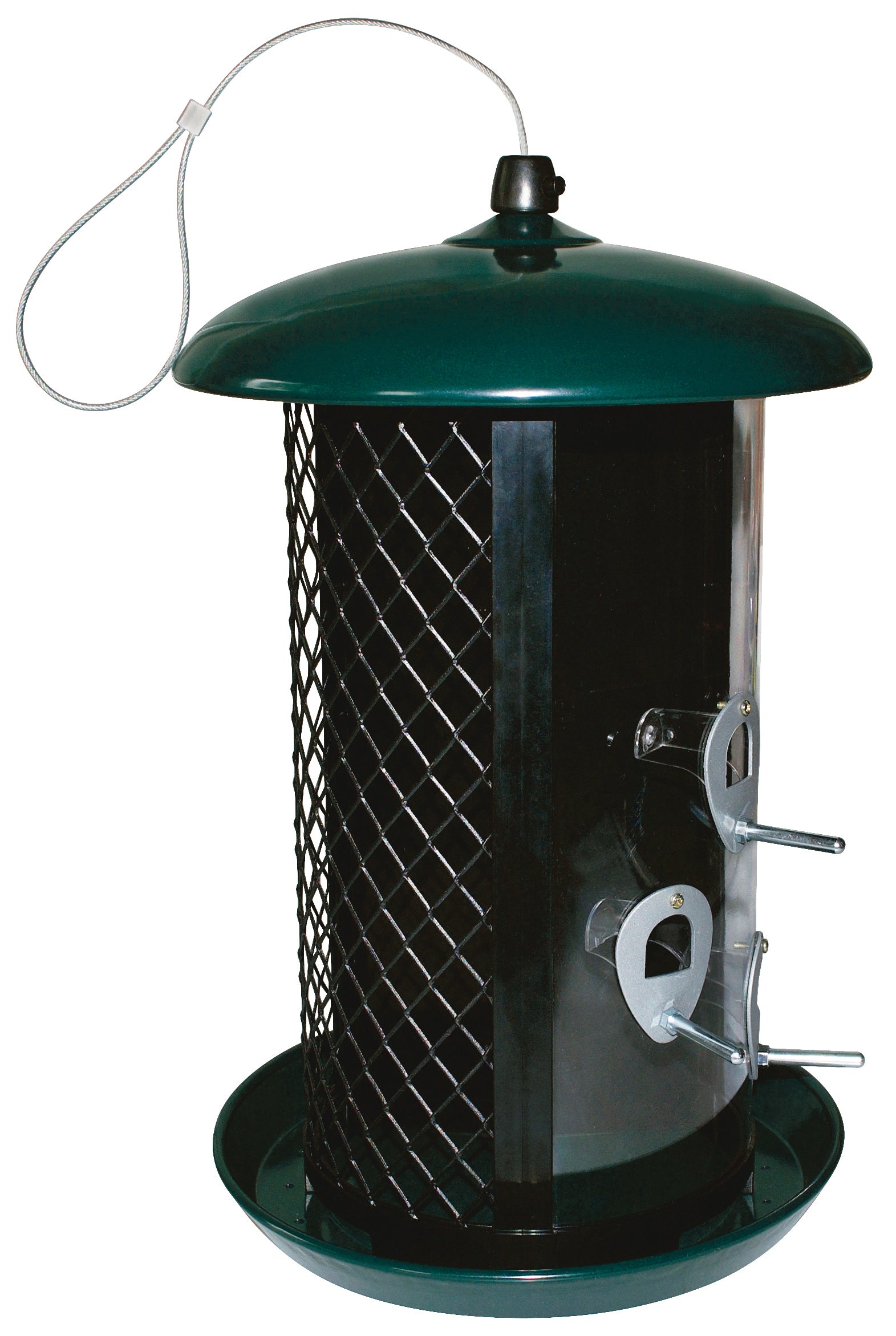 Ryom mangiatoia uccelli 4,5 kg 3 scomparti verde