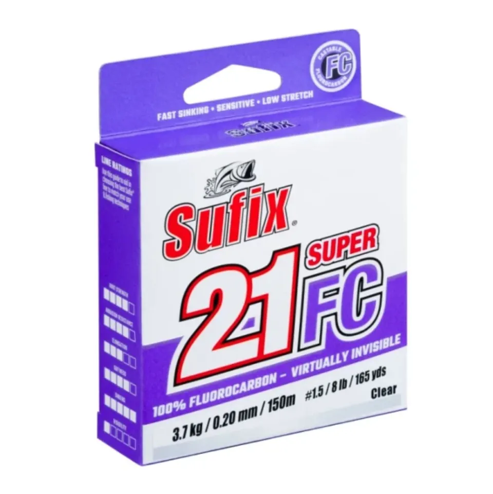 Sufix Super 21 FC fluorocarbon 0,20 mm 50 m
