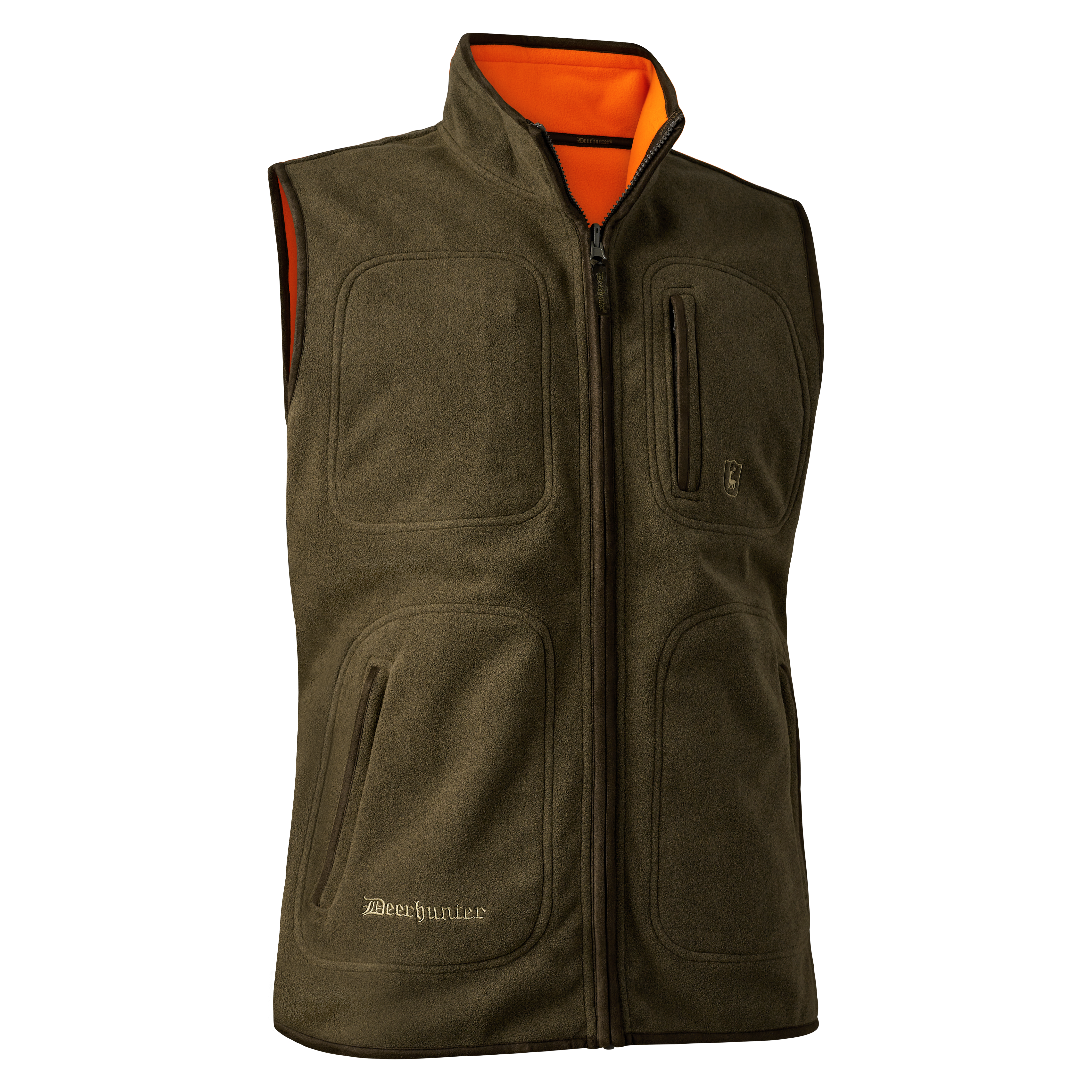 Deerhunter Gamekeeper gilet pile reversibile alta visibilità