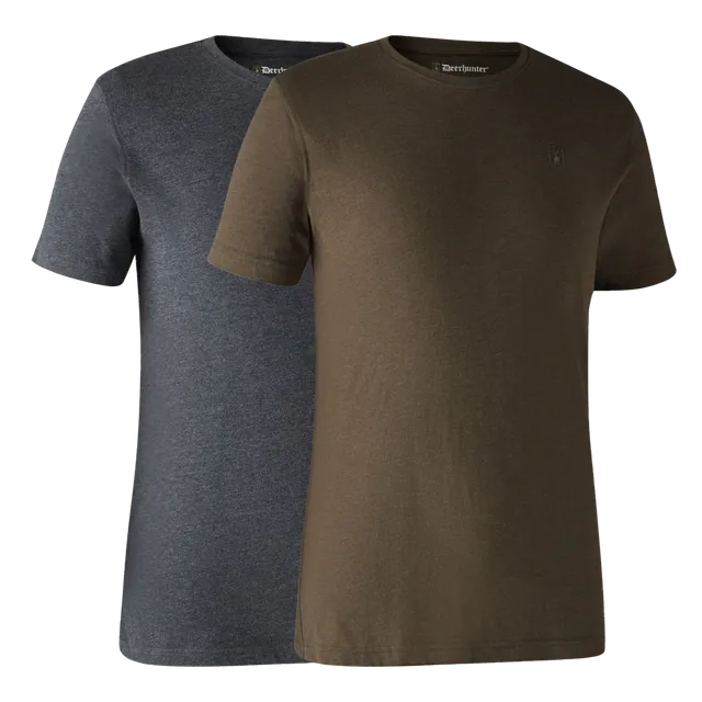 Deerhunter T-Shirt Maglietta Cotone 2 Pezzi