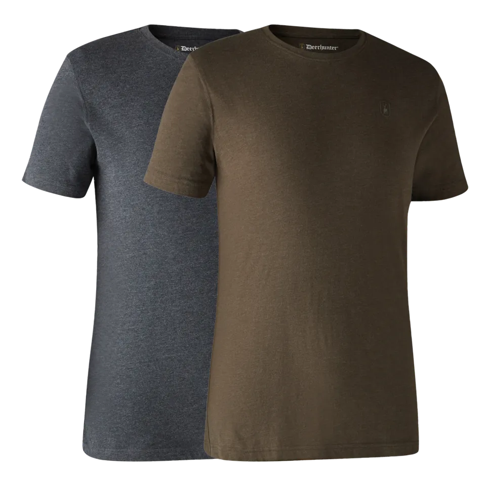 Deerhunter T-Shirt Maglietta Cotone 2 Pezzi