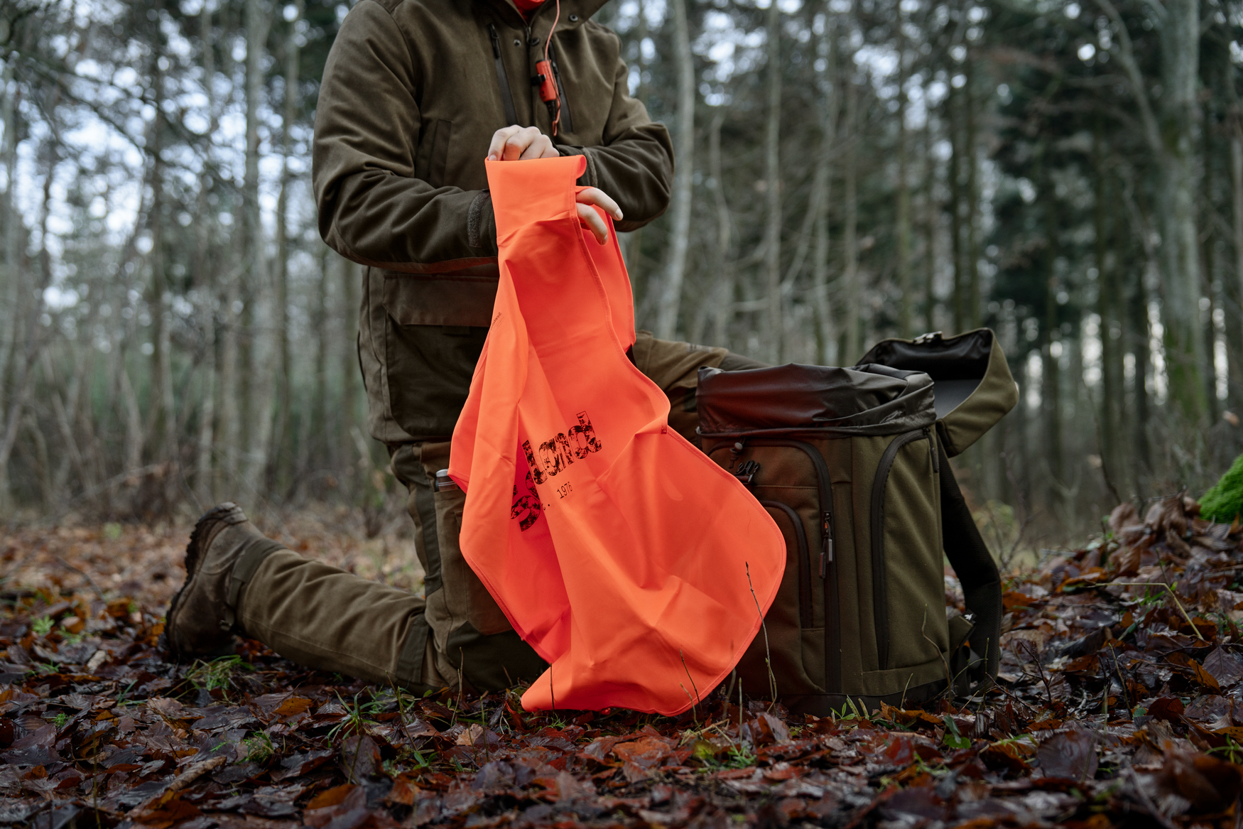 Seeland Safety Vest Orange Blaze gilet caccia alta visibilità