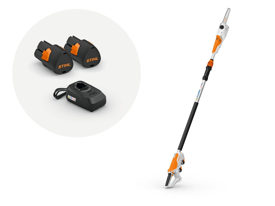 STIHL HTA 30 potatore telescopico batteria set 2xAS 2