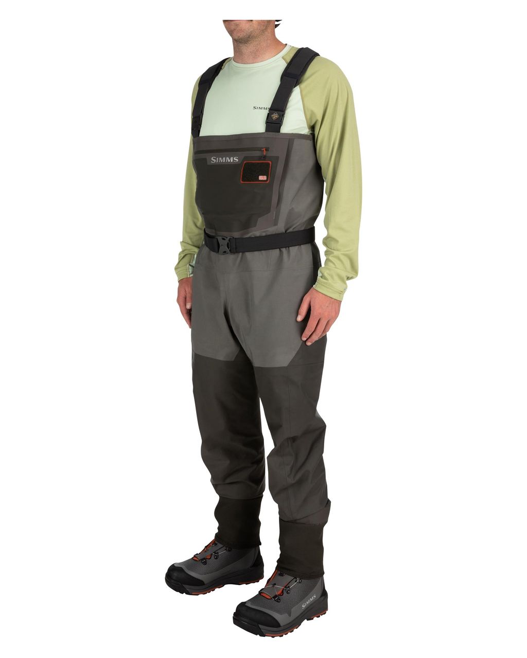 Simms G3 Guide waders pesca traspiranti Gunmetal Gore-Tex