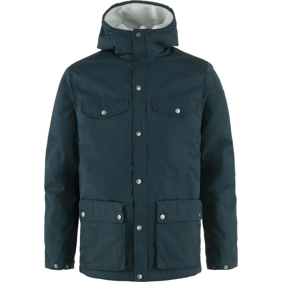 Fjällräven Greenland Winter Jacket giacca invernale navy M teddy