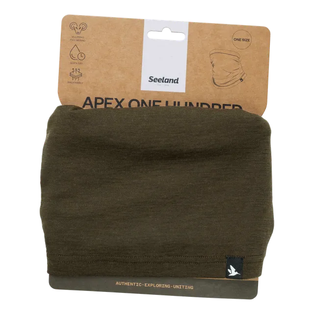 Seeland Apex 100 Scaldacollo Merino Verde Taglia Unica