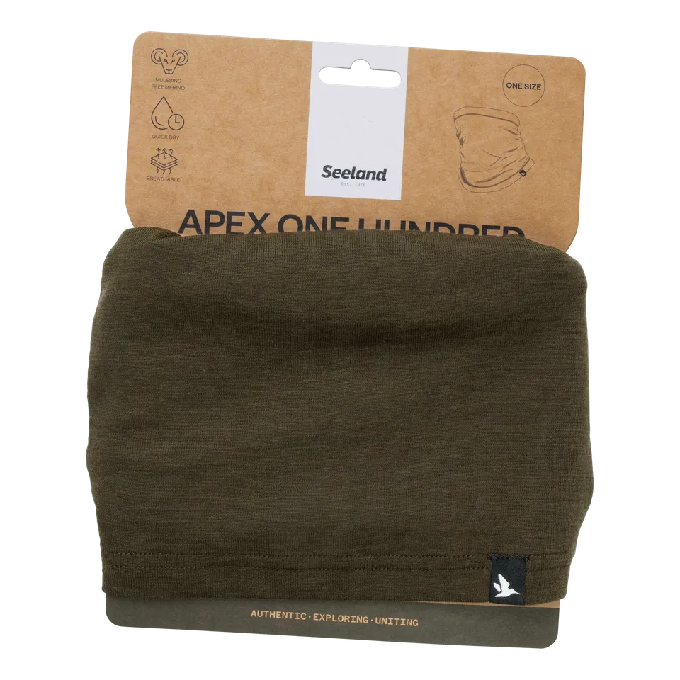 Seeland Apex 100 Scaldacollo Merino Verde Taglia Unica