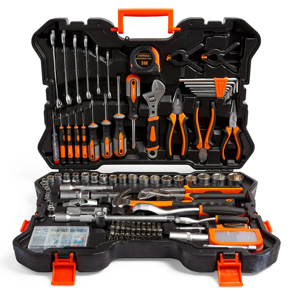 VonHaus Set Attrezzi Lavoro 256 Pezzi con Valigetta