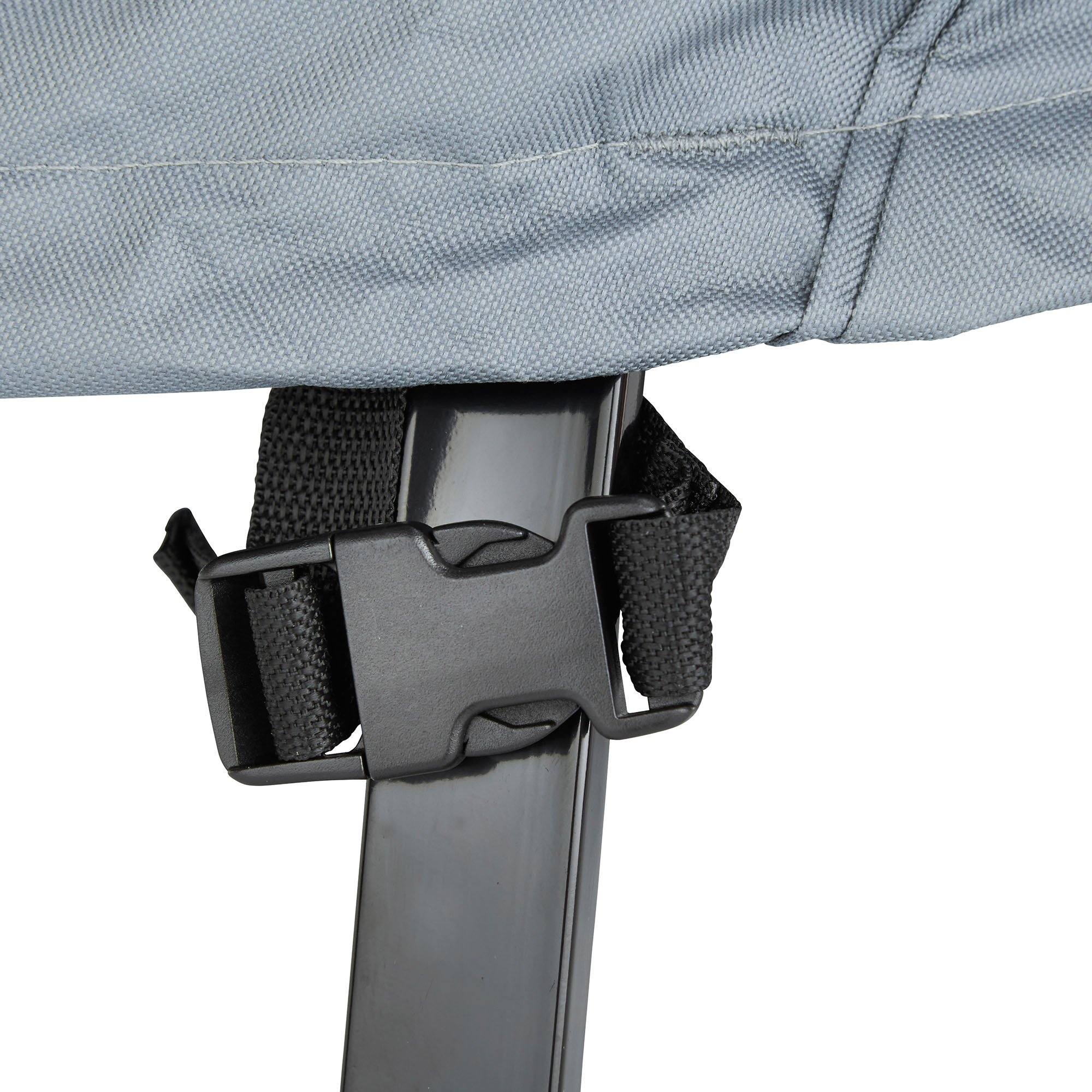 VonHaus Storm copertura braciere rotonda 130 cm grigia