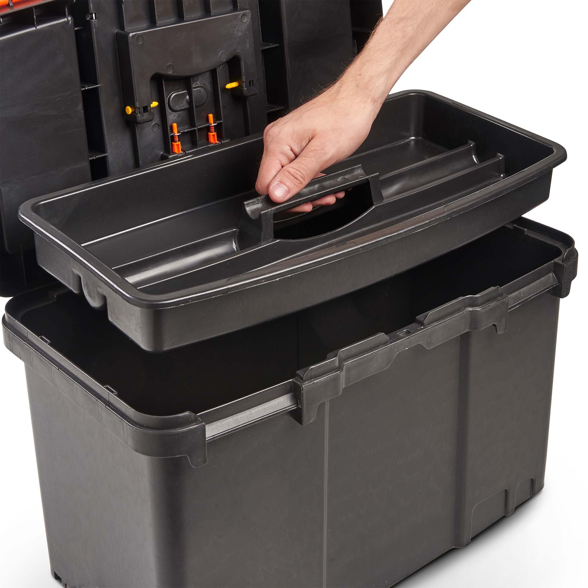 VonHaus Cassetta Portautensili Ruote Carrello 25 kg