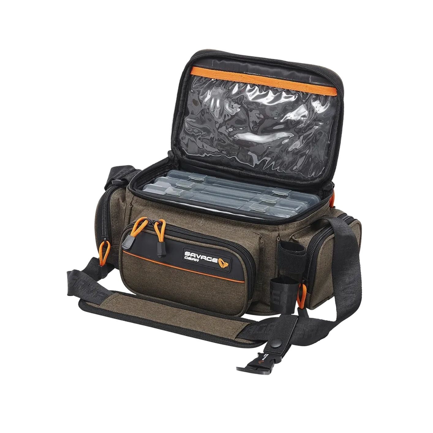 Savage Gear System Box Medium borsa pesca 12L con box