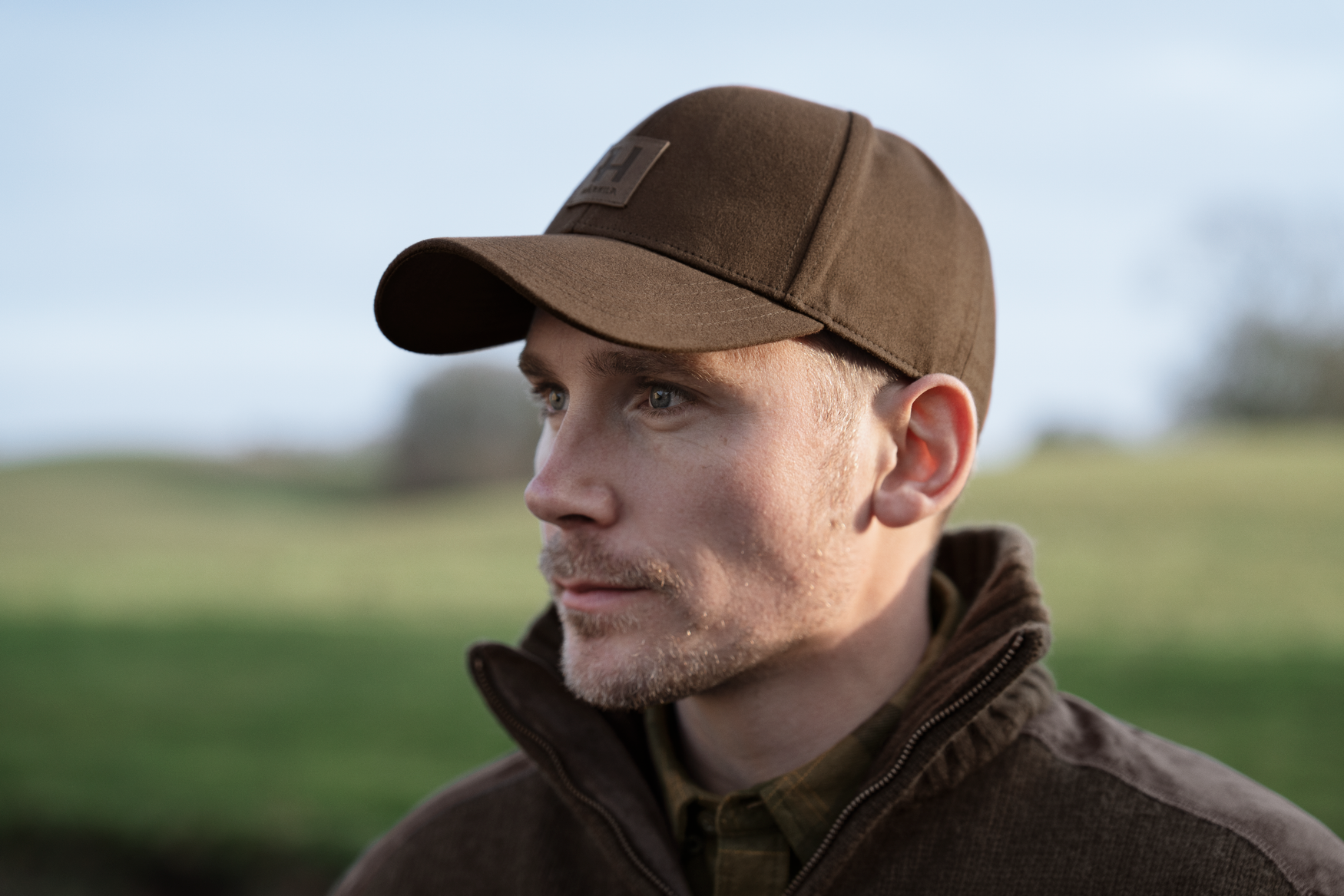 Harkila Berkshire Cap Berretto Caccia Marrone Scuro Regolabile