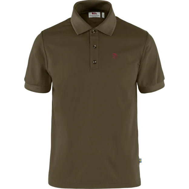 Fjällräven Crowley Pique Shirt M Polo Dark Olive