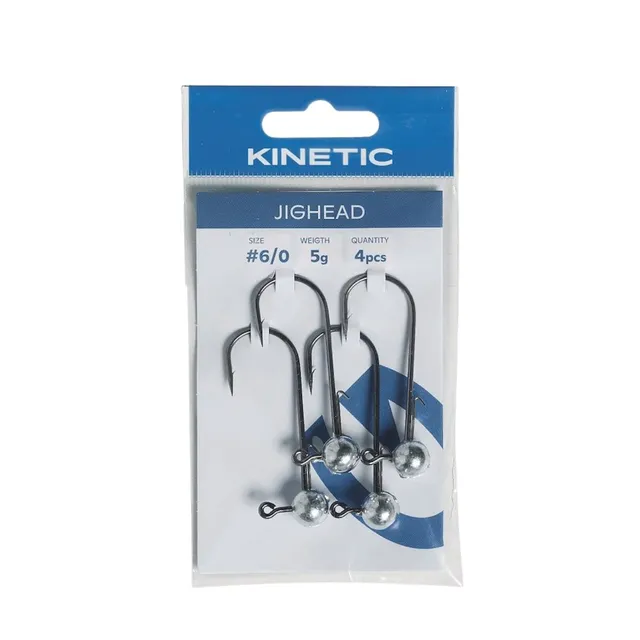 Kinetic Jighead amo 4/0 testa piombata per softbait