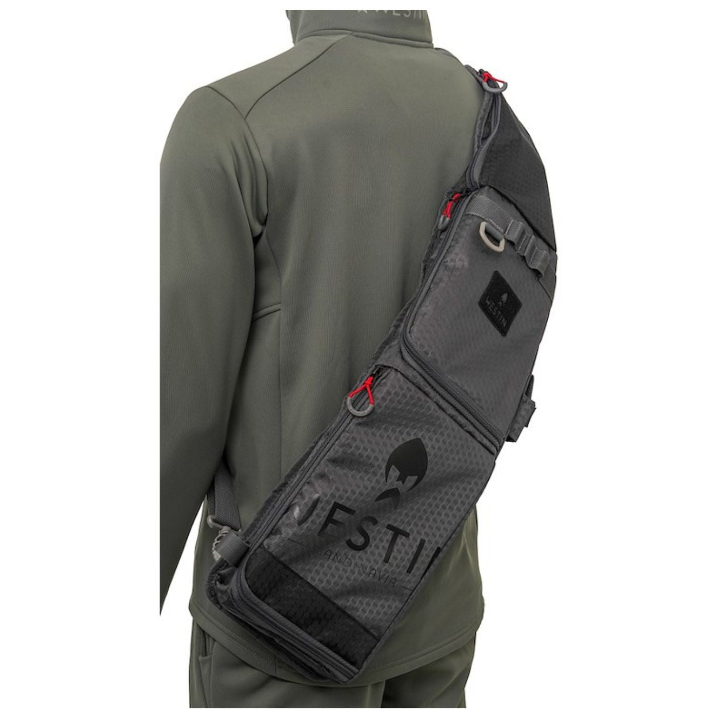 Westin W4 Sling Bag XL borsa da pesca con 3 scatole