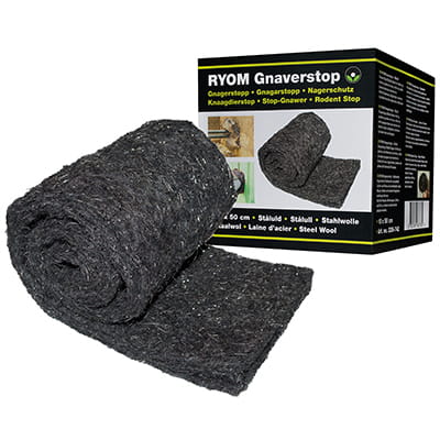 Ryom Gnaverstop lana acciaio antitopo 10x50 cm