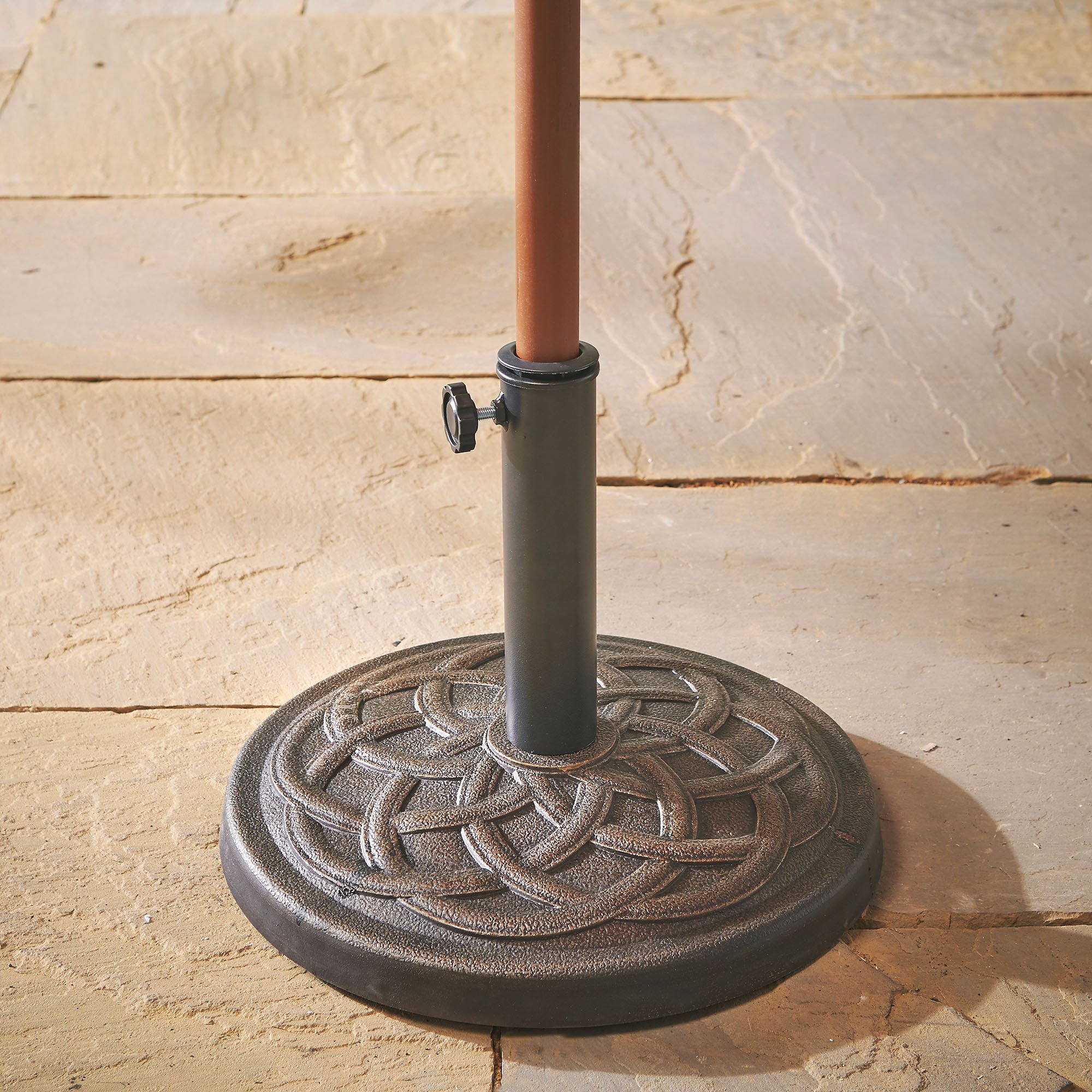 VonHaus Base Ombrellone 9 kg Bronzo poliresina